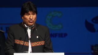 Evo Morales condena "enérgicamente intento de golpe de Estado en Venezuela"