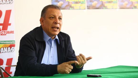 Marco Arana ha sido congresista de la República,  tiene 58 años y es fundador del Frente Amplio.  (FOTO GEC)