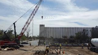 Trump inicia la construcción del muro fronterizo con México