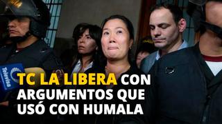 Keiko Fujimori: Tribunal Constitucional la libera con los argumentos que usó con Humala