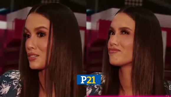 La Miss Perú 2023 no dudó en responder a las críticas. (Imagen: América TV)