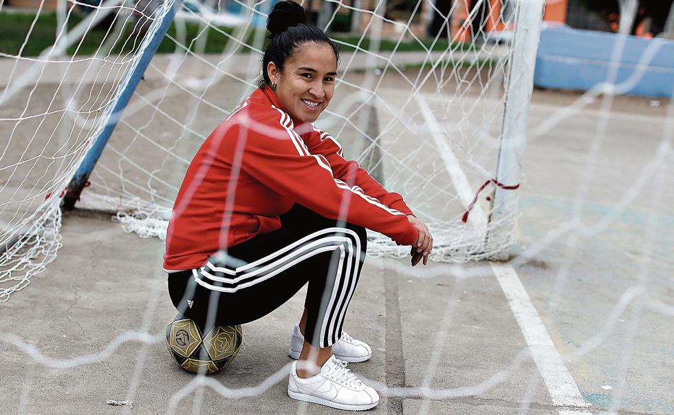 Sandy Dorador. Futbolista. (Perú21)