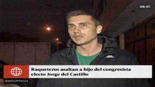 Surco: Delincuentes armados asaltaron al hijo de Jorge del Castillo [Video]