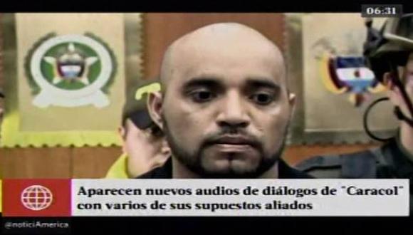 Nuevos audios revelan cómo Gerson Gálvez Calle, ‘Caracol’, coordinaba con sus sicarios desde prisión. (Captura de video)