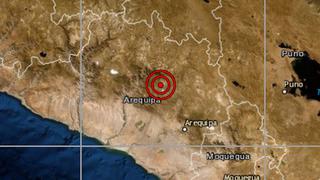 Sismo de magnitud 3,6 se registró en Arequipa esta mañana