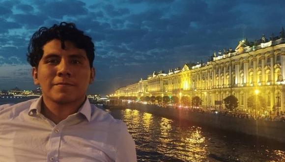 Álvaro Casavilca, estudiante peruano en Moscú. (Foto: Facebook)