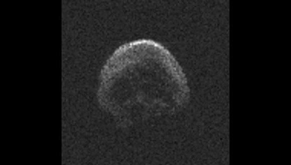 ‘La gran calabaza’, el asteroide de Halloween, tiene forma de una calavera. (NASA)