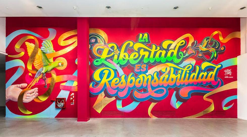 Elliot Túpac: El reconocido artista explora los colores neón y un tipo de letra asociada al arte chicha en diversos murales, ilustraciones e, incluso, afiches. Un gran representante de la cultura popular peruana mostrará todo su talento.
 (Difusión)
