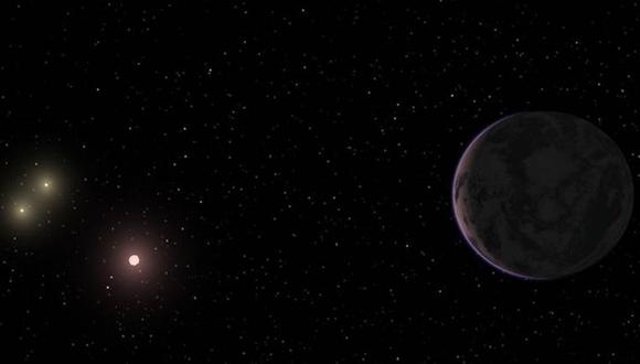 El planeta gira alrededor de su sol en la zona donde la temperatura no es muy caliente. (Carnegie Instit./UCSC)