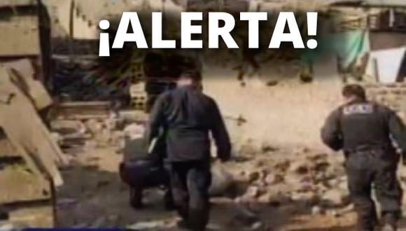 Granada tipo piña generó pánico en San Antonio de Huarochirí