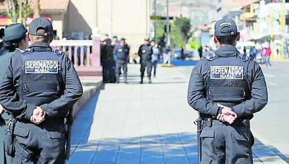 Áncash: ante la baja de serenos en Huaraz,  la Policía reforzará el patrullaje nocturno y apoyará en el control de los negocios. (Foto: Municipalidad de Huaraz)