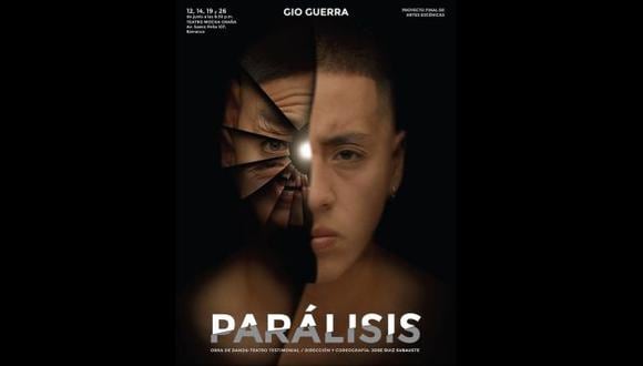 Unipersonal 'Parálisis' se estrena este lunes 12 de junio (Serperuano.com).