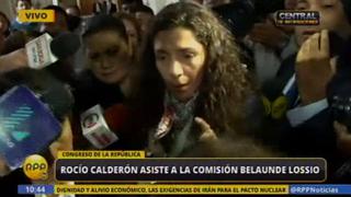 Rocío Calderón: "Soy amiga de Nadine Heredia, no política" [Video]