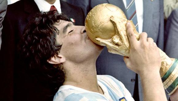 De la mano de Diego Maradona, Argentina se coronó campeona del Mundial México 1986. (Foto: AFP)