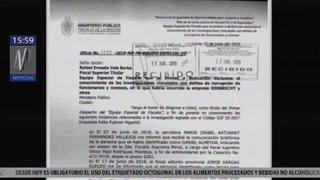 Fiscal José Domingo Pérez notificó incidentes a Rafael Vela sobre el caso Keiko Fujimori