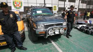 Más de dos mil vehículos robados fueron recuperados durante el 2012