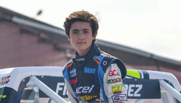 Federico “Fico” Gutiérrez, joven promesa de Nascar, falleció a los 17 años. (Foto: Twitter @VideosFacil2022)