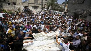 Israel atacó 187 blancos en Gaza y palestinos lanzaron 25 cohetes