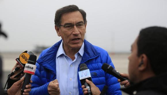 El presidente Martín Vizcarra comentó la decisión del TC durante una visita a Piura. (Foto: Difusión)