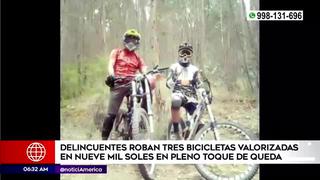 San Luis: Roban bicicletas valorizadas en nueve mil soles