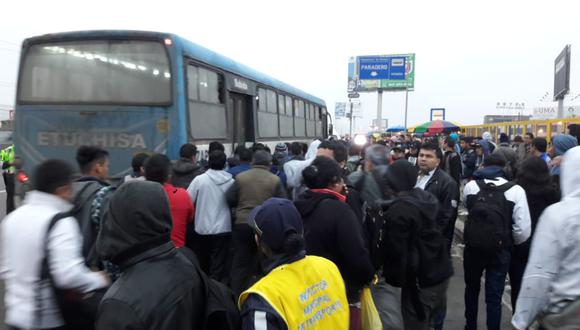 Paro de transportistas de transporte público y otros gremios está previsto para este lunes 4 de julio en Lima, Callao y regiones. (Foto: El Comercio)