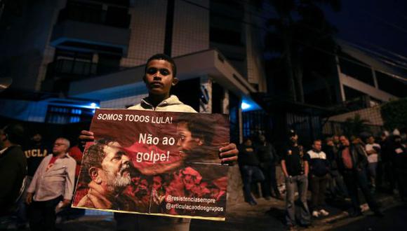 Manifestaron su respaldo a Lula da Silva. (EFE)