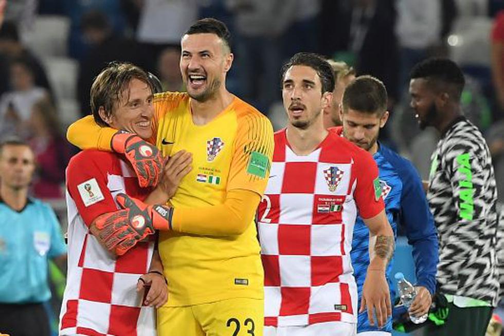 El equipo croata ganó 2-0 a Nigeria. (AFP)