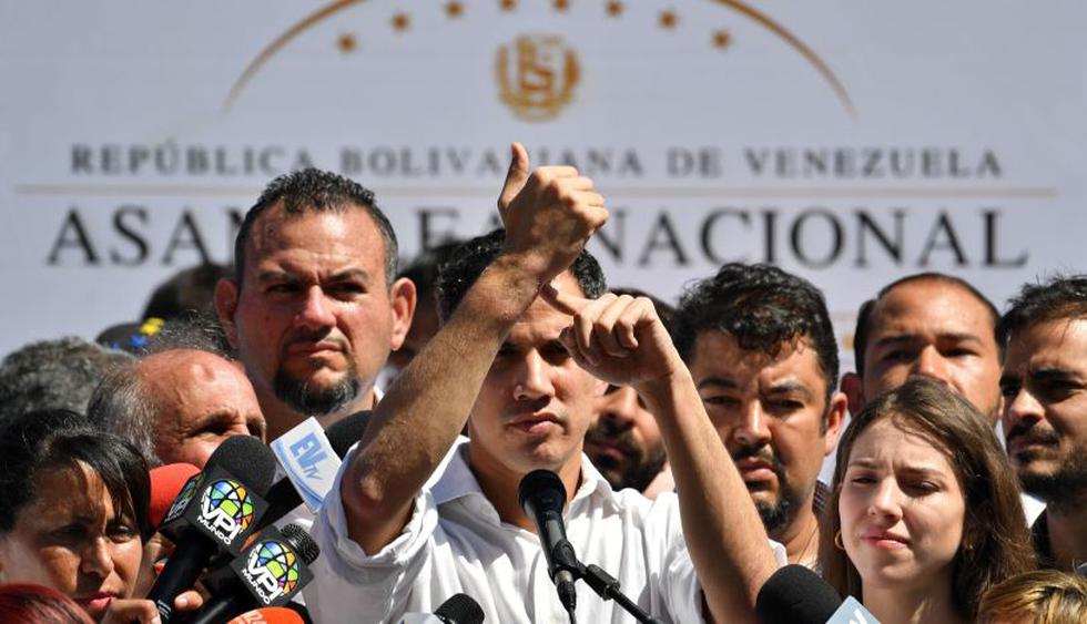 Juan Guaidó, presidente del Parlamento de Venezuela, se expresó tras su detención. (Foto: AFP)