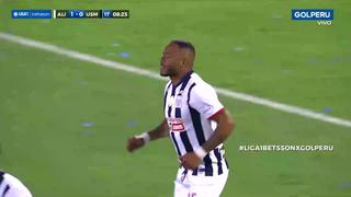 Gol de Wilmer Aguirre para el 1-0 de Alianza Lima ante San Martín