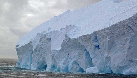 Frente de hielo en la Antártida.(Foto: Universidad de Harvard)
