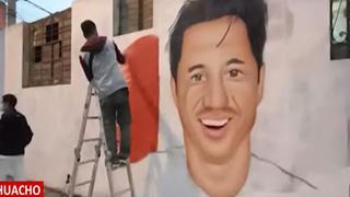 Homenaje a Gianluca Lapadula: Pintan mural de su rostro