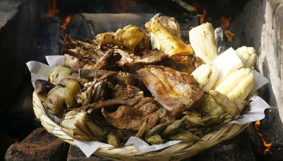 Pachamanca, uno de los platos más representativos de la gastronomía peruana.