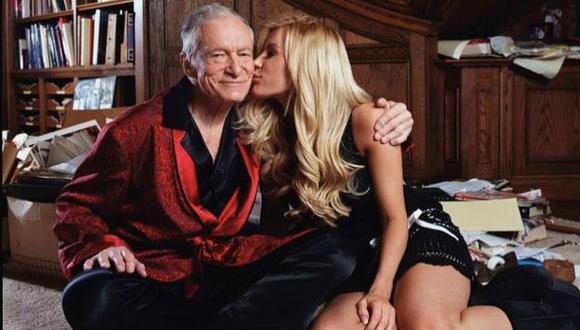 Hugh Hefner, magnate de Playboy, tiene 86 años y su esposa, Crystal Harris, solo 26. (Agencias)
