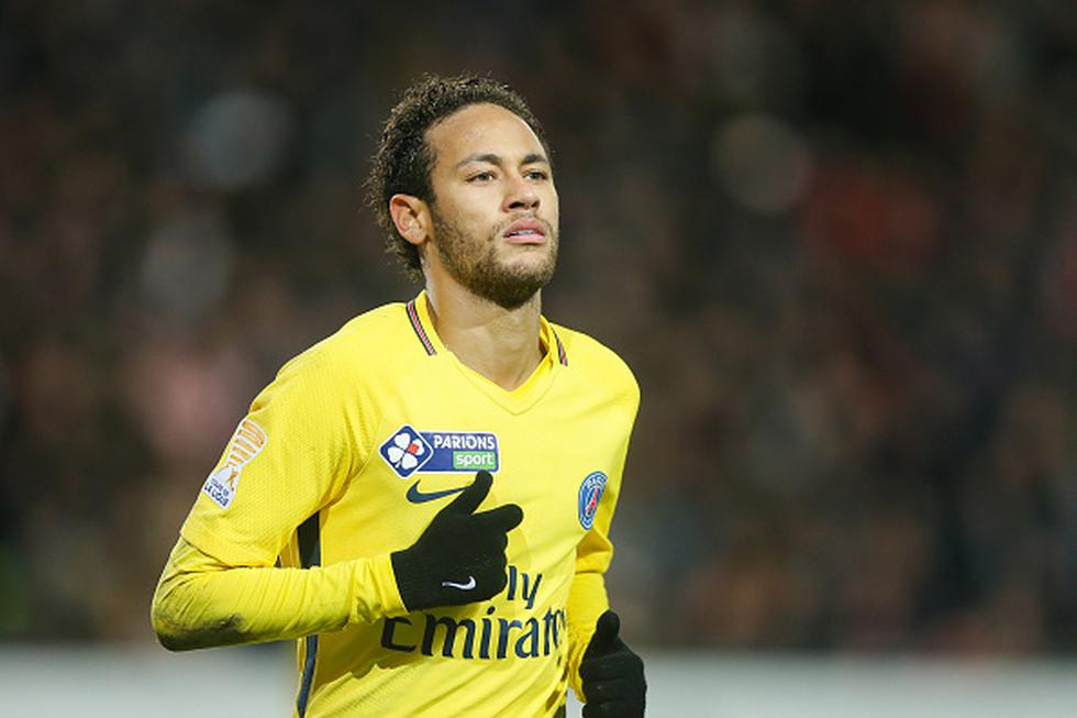 Neymar anotó en el triunfo del PSG contra el Lille por la Ligue 1. (Getty Images)