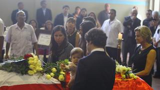 La conmovedora despedida de Pilar Nores y sus hijos en el velorio del ex presidente Alan García [FOTOS]