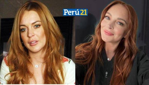 Lindsay Lohan anuncia embarazo. (Foto: Composición Perú21)