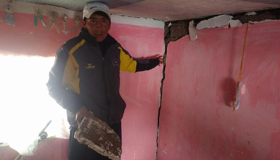 Puno: Primeras imágenes de la destrucción en Lampa tras fuerte sismo. (Fredy Puma)