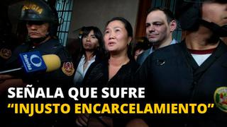 Keiko Fujimori señala que sufre de “injusto encarcelamiento” [VIDEO]