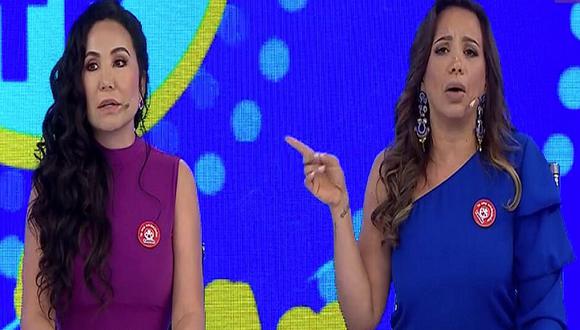 Mónica Cabrejos y Janet Barboza varias veces han discutido en vivo. (Foto: Captura de TV)