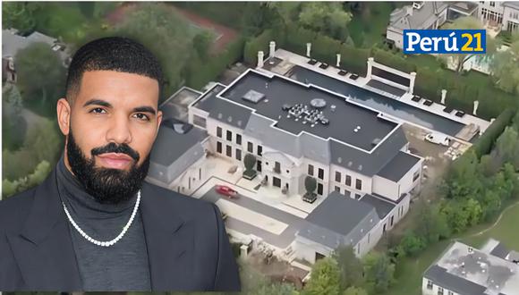 Policía investiga un tiroteo afuera de la casa de Drake. (Composición)