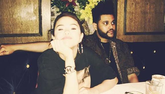 Selena Gómez se luce en una tierna foto con The Weeknd (Instagram)
