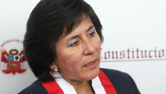 Marianella Ledesma asumió la presidencia del Tribunal Constitucional el pasado viernes. (Foto: Andina)