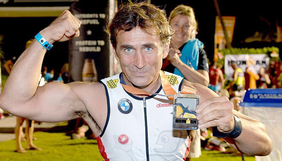Alessandro Zanardi: Ex piloto de Fórmula 1 sin piernas completó el Ironman. (EFE)