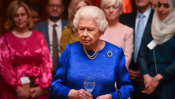 La reina Isabel II del Reino Unido en el Palacio de Buckingham. (Foto: AFP)