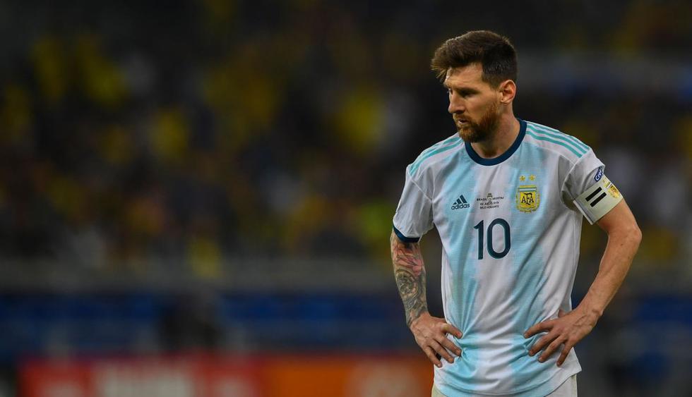 Las reacciones de los jugadores de Argentina, después de la caída y eliminación de la Copa América 2019. (Foto: AFP)