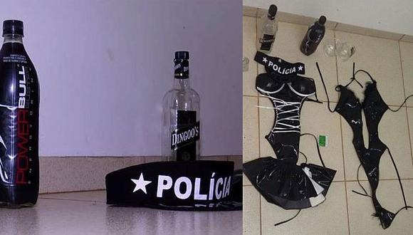 Con estas prendas, un par de mujeres sedujeron a unos guardias en Brasil. (Captura de video)