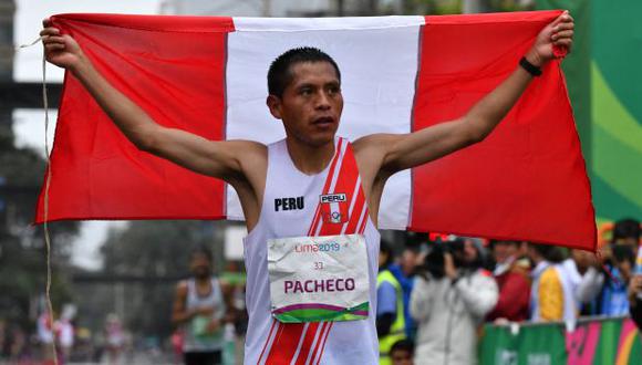 Christian Pacheco logró récord nacional en maratón Lima 42K. (Foto: AFP)