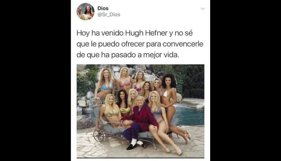 Así se despidieron los cibernautas de Hugh Hefner, fundador de Playboy. (Twitter)