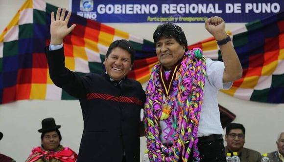 EN LA MIRA. La Fiscalía de Puno podría ordenar la detención de Evo Morales. Y, el exgobernador de Puno, Germán Alejo, sería citado a declarar de grado o fuerza. (Foto: Diario Sin Fronteras)