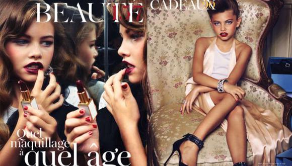 La niña Thylane Loubry Blondeau apareció en la revista en 2011.  (Vogue)